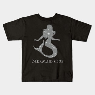 Mermaid club quote cute ocean graphic Kids T-Shirt